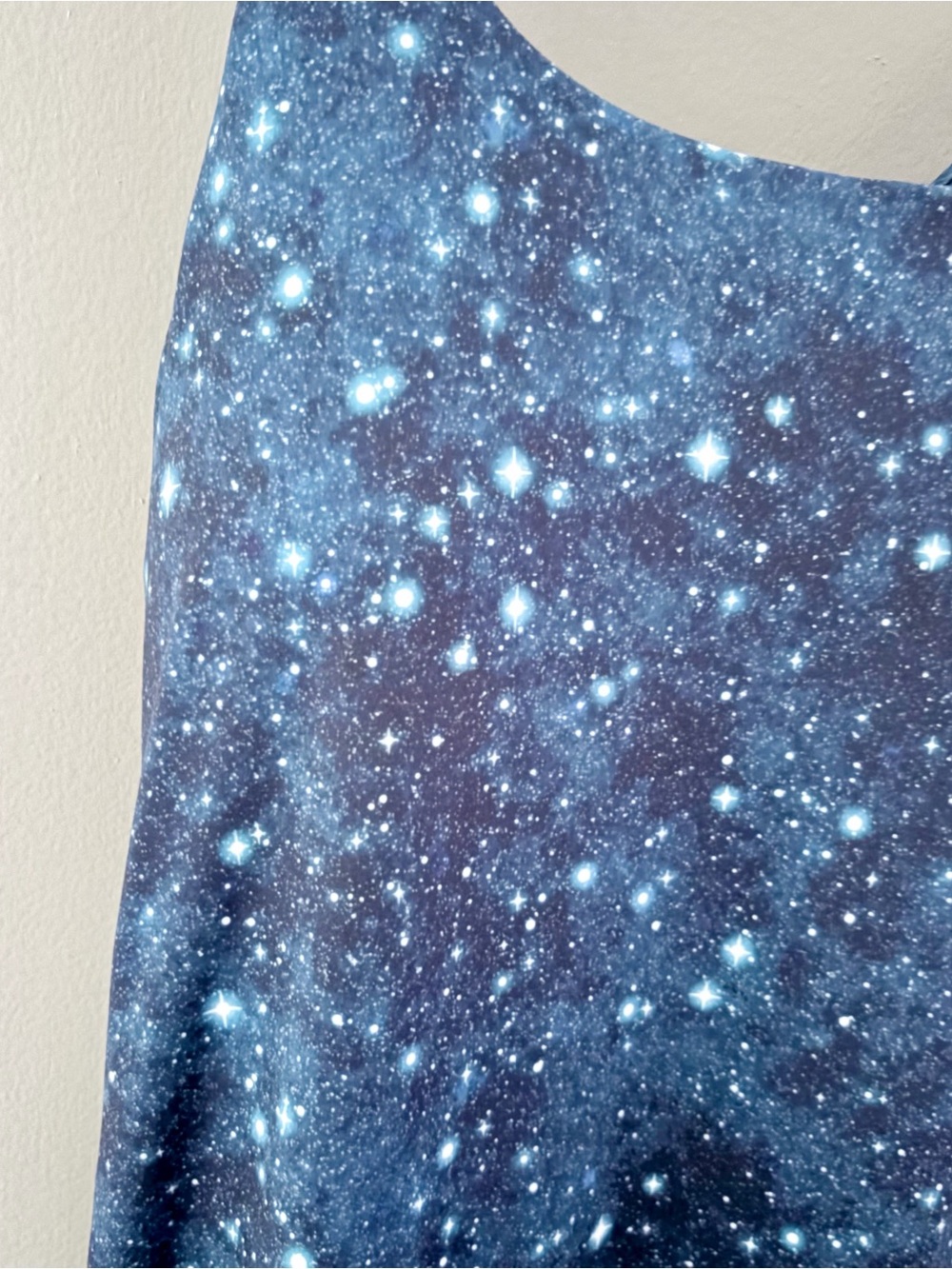 CVG Constellation Galaxy Print Exercise Dress Built-In Shorts Pockets XL - Picture 2 of 8